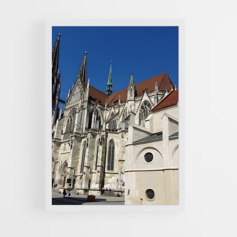 ap-regensburg old town-1 cadre Blanc