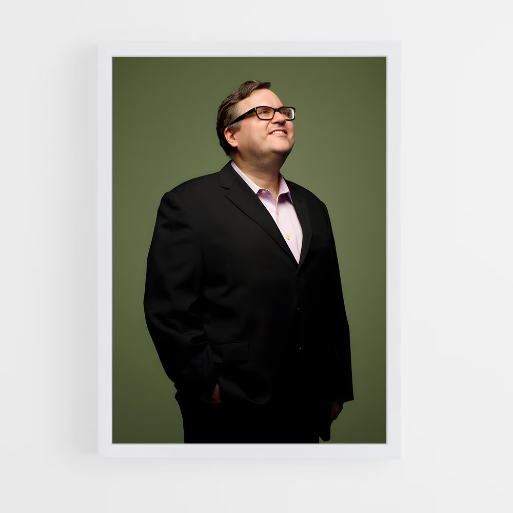 ap-reid hoffman-1 cadre Blanc