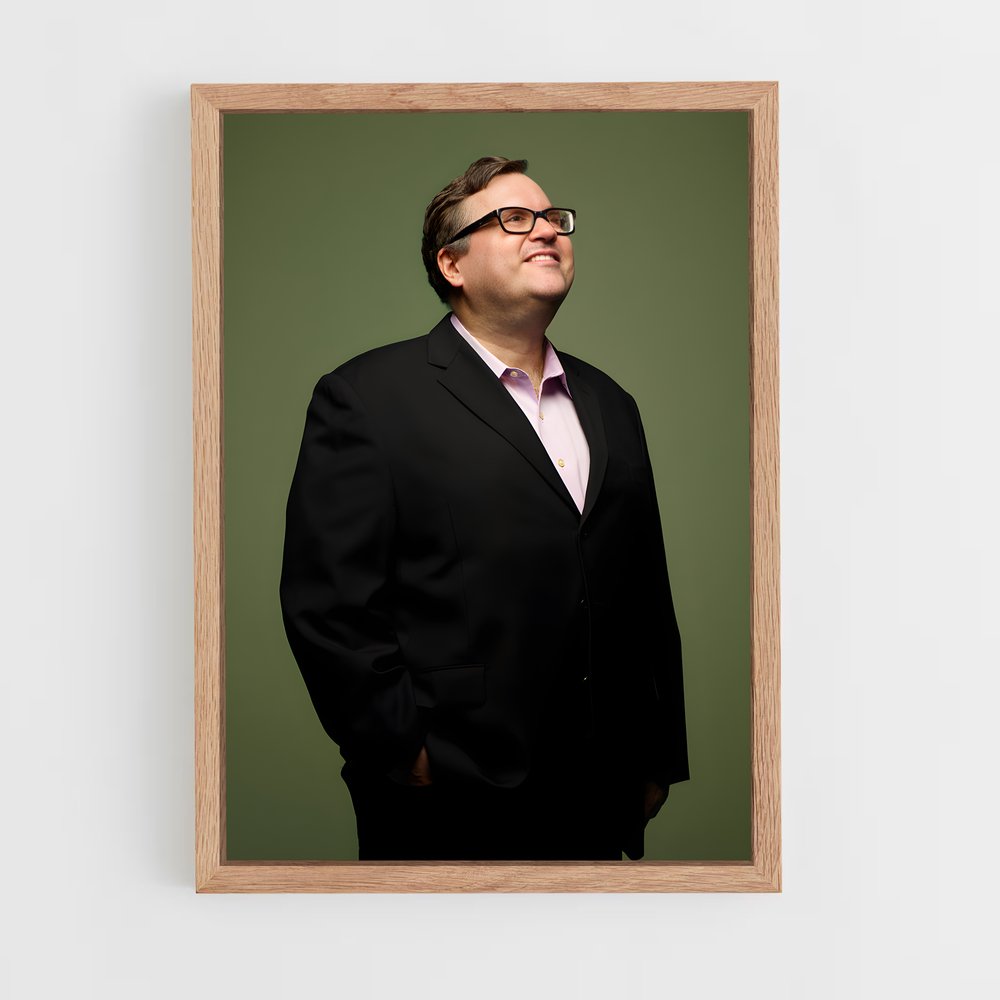 ap-reid hoffman-1 cadre Bois clair