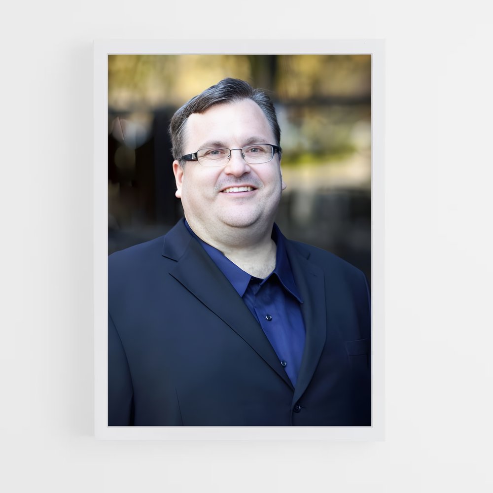ap-reid hoffman-2 cadre Blanc