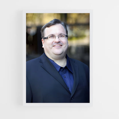 ap-reid hoffman-2 cadre Blanc