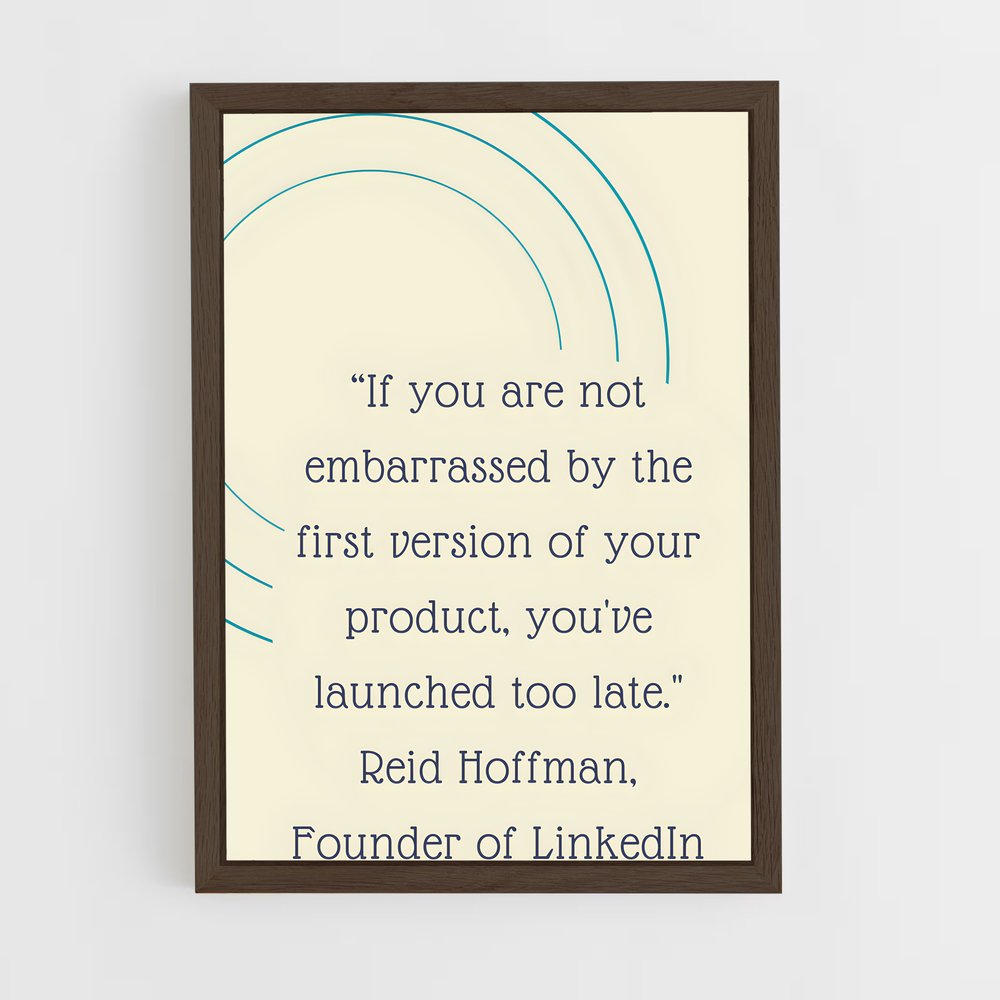 ap-reid hoffman-3 cadre Bois foncé