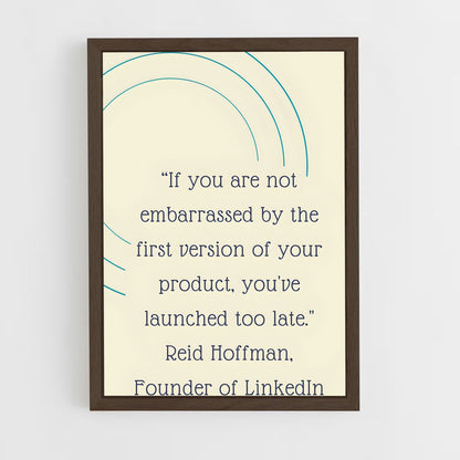 ap-reid hoffman-3 cadre Bois foncé