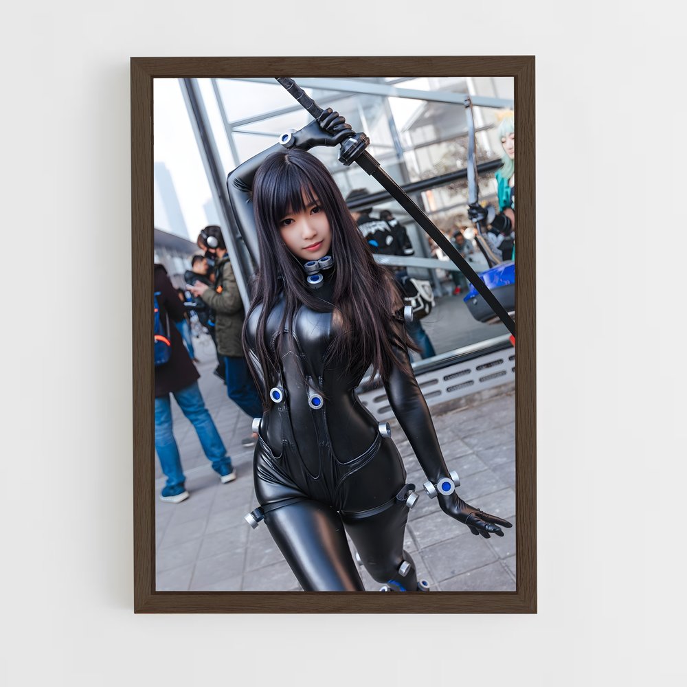 ap-reika shimohira-6 cadre Bois foncé