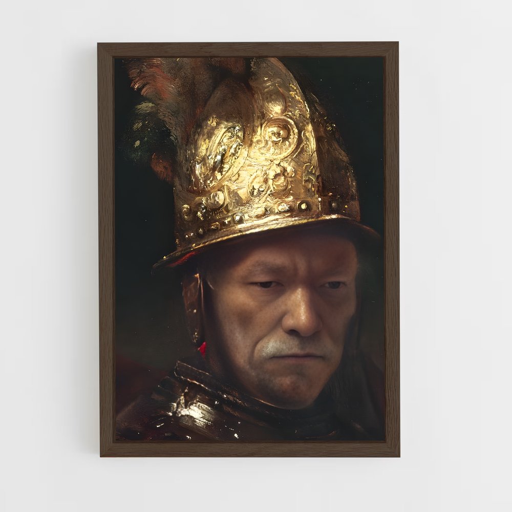 ap-rembrandt van rijn-1 cadre Bois foncé