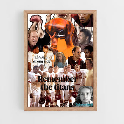 ap-remember the titans-5 cadre Bois clair