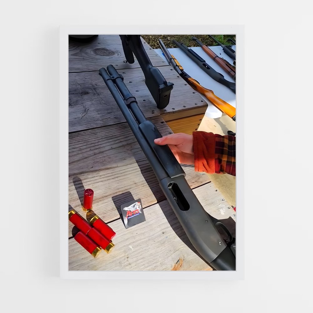 ap-remington 870-4 cadre Blanc