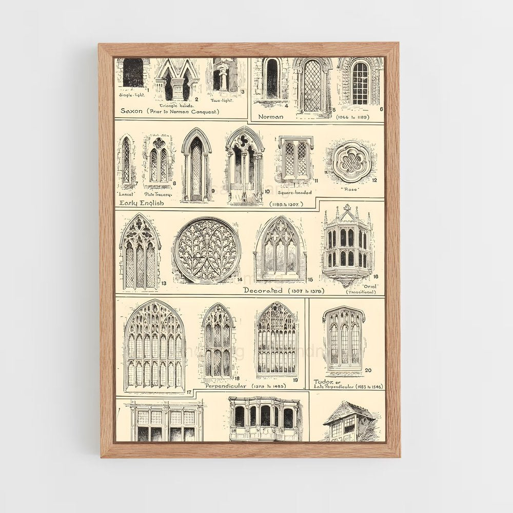 ap-renaissance architecture-7 cadre Bois clair
