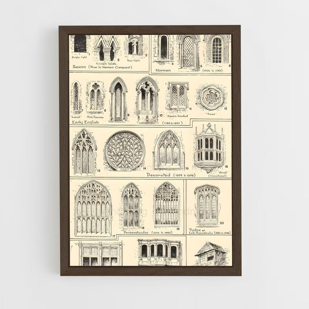 ap-renaissance architecture-7 cadre Bois foncé