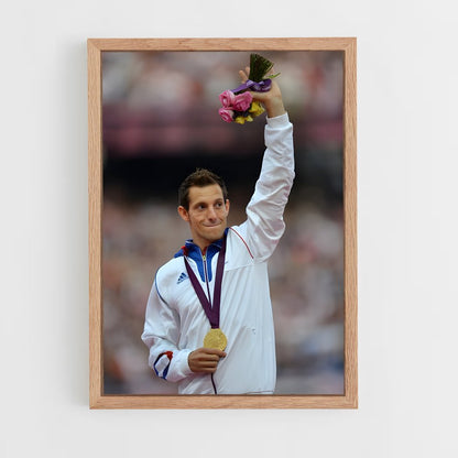 ap-renaud lavillenie-4 cadre Bois clair