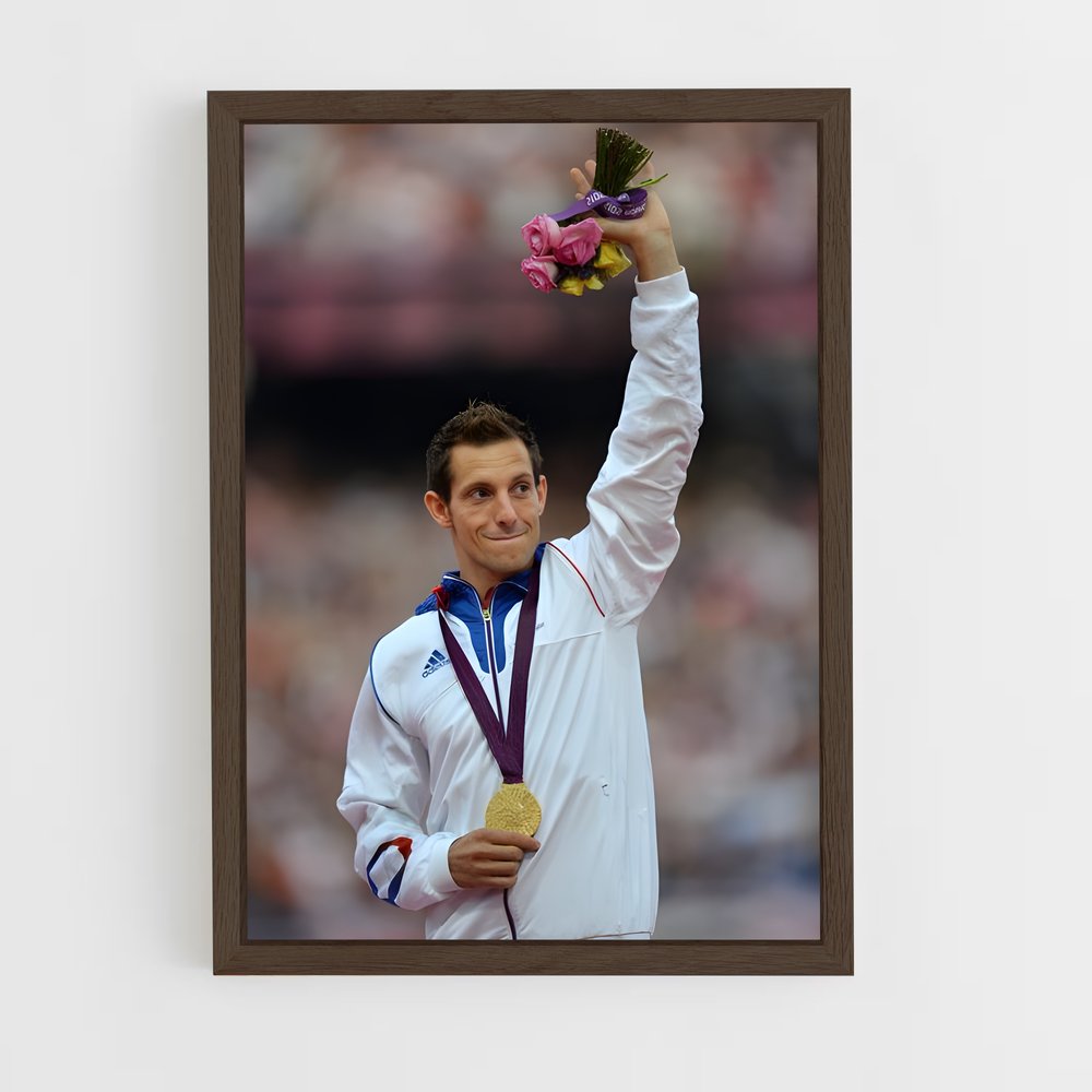 ap-renaud lavillenie-4 cadre Bois foncé