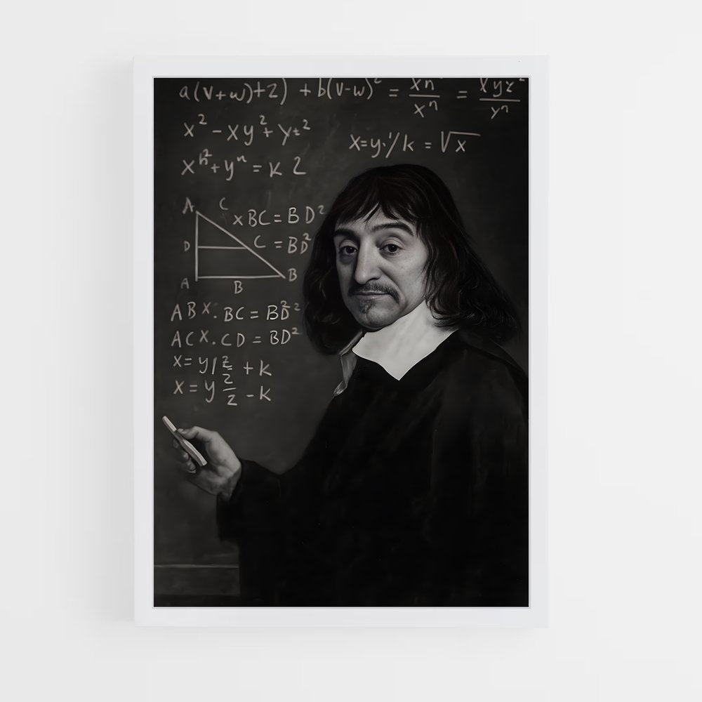 ap-rene descartes-4 cadre Blanc