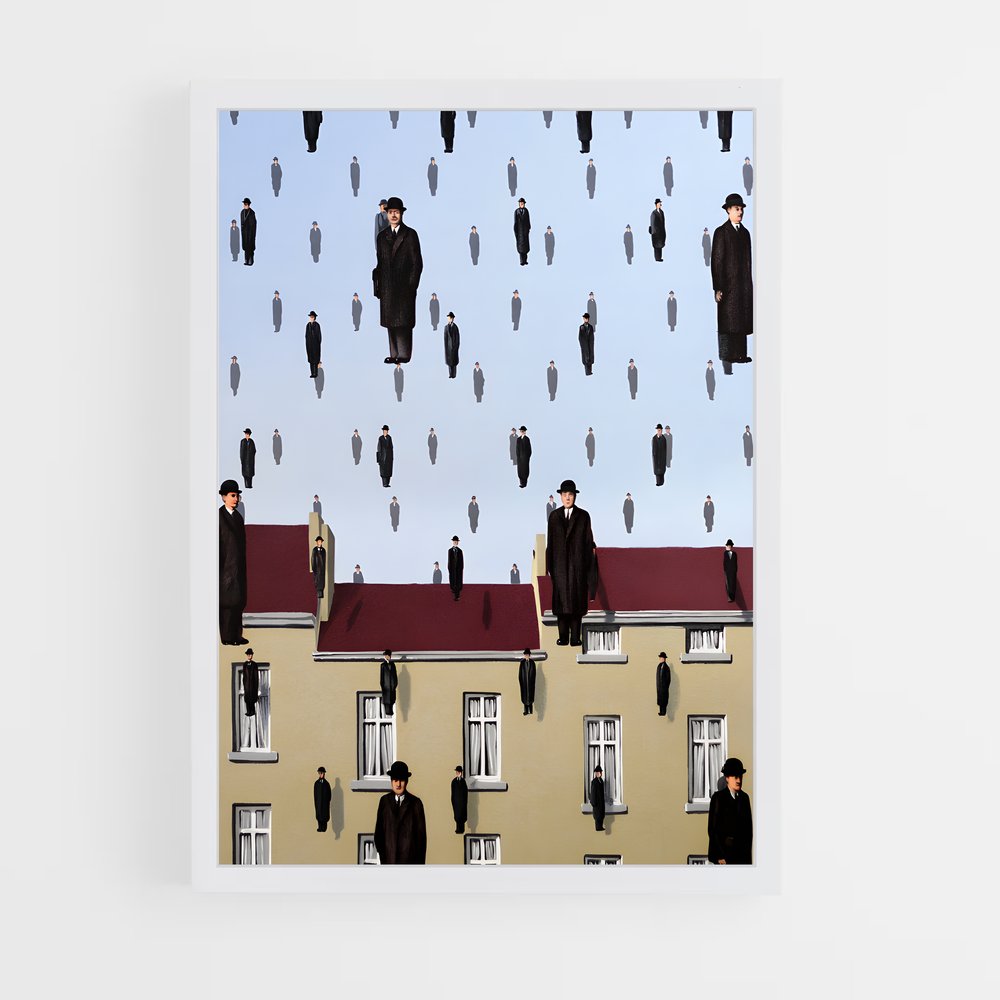 ap-rene magritte-1 cadre Blanc
