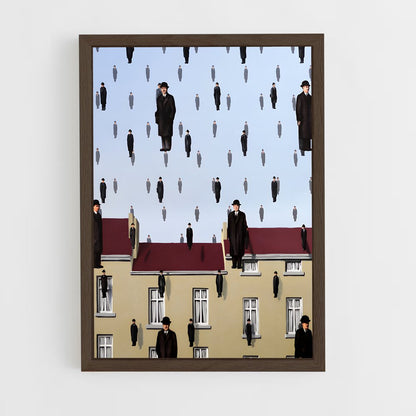 ap-rene magritte-1 cadre Bois foncé