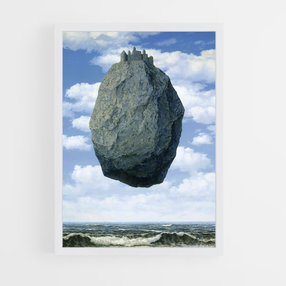 ap-rene magritte-2 cadre Blanc