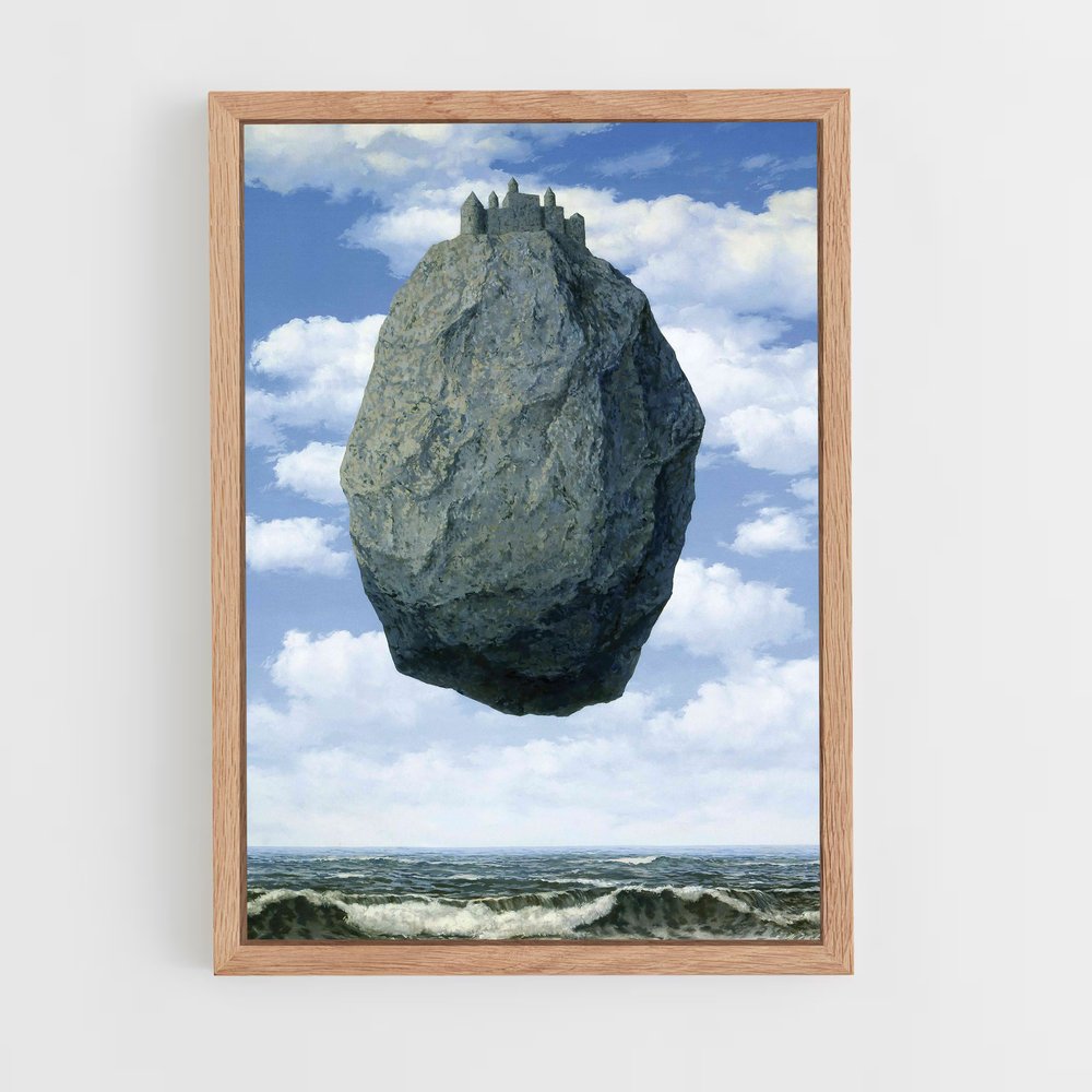 ap-rene magritte-2 cadre Bois clair