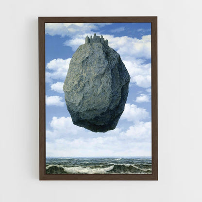 ap-rene magritte-2 cadre Bois foncé