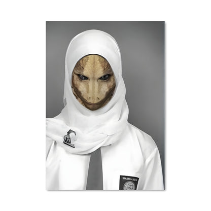 Poster Feline Futuriste