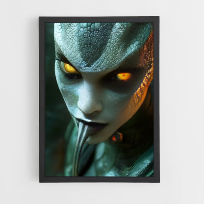 ap-reptilian alien-2 cadre Noir