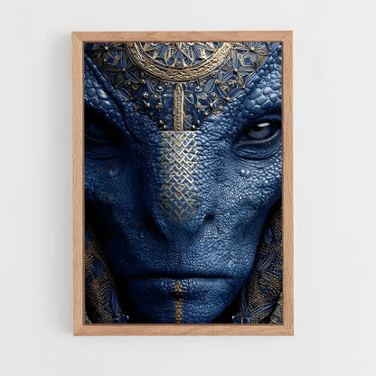 ap-reptilian alien-7 cadre Bois clair
