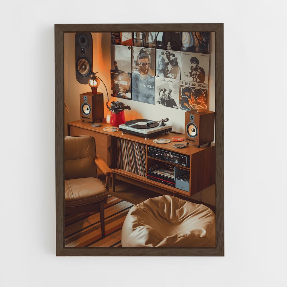 ap-retro-1 cadre Bois foncé