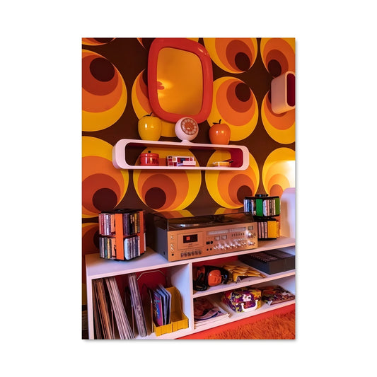 Poster Vintage Living Room