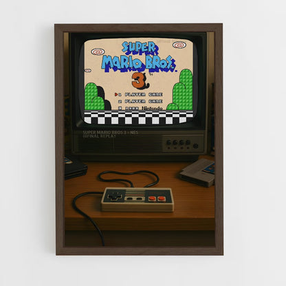 ap-retro gaming-3 cadre Bois foncé