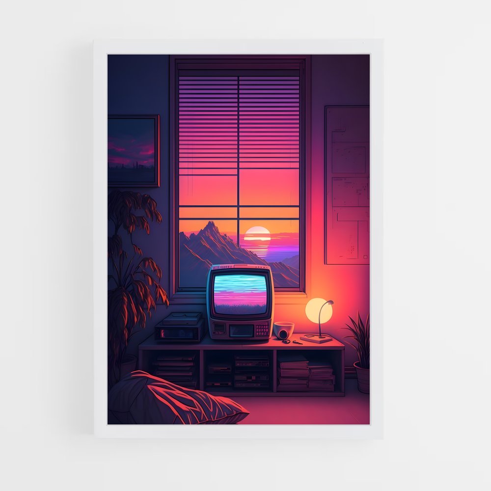 ap-retrowave-1 cadre Blanc