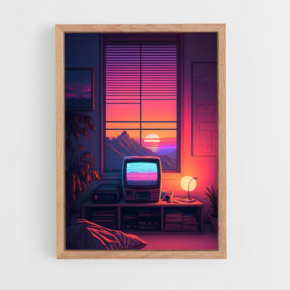 ap-retrowave-1 cadre Bois clair