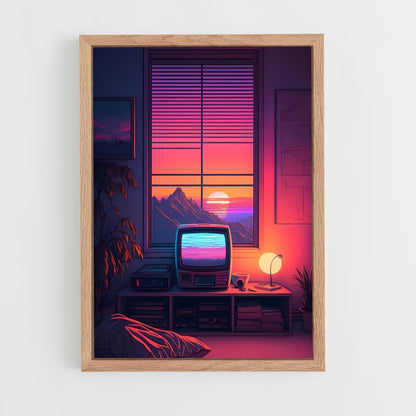 ap-retrowave-1 cadre Bois clair