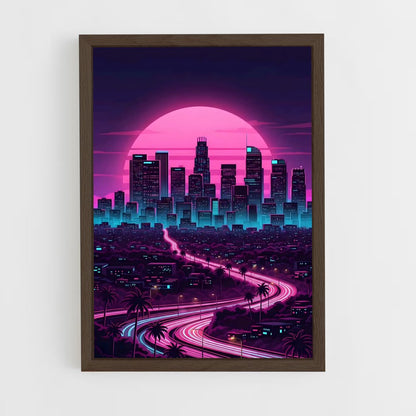ap-retrowave-3 cadre Bois foncé