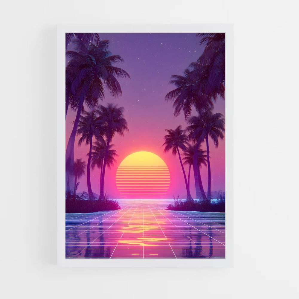ap-retrowave-5 cadre Blanc