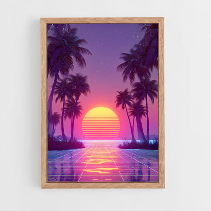 ap-retrowave-5 cadre Bois clair