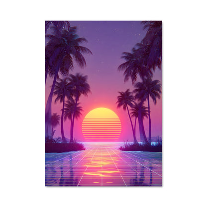 Poster Sunset Tennis
