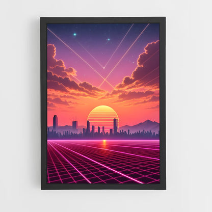 ap-retrowave-6 cadre Noir