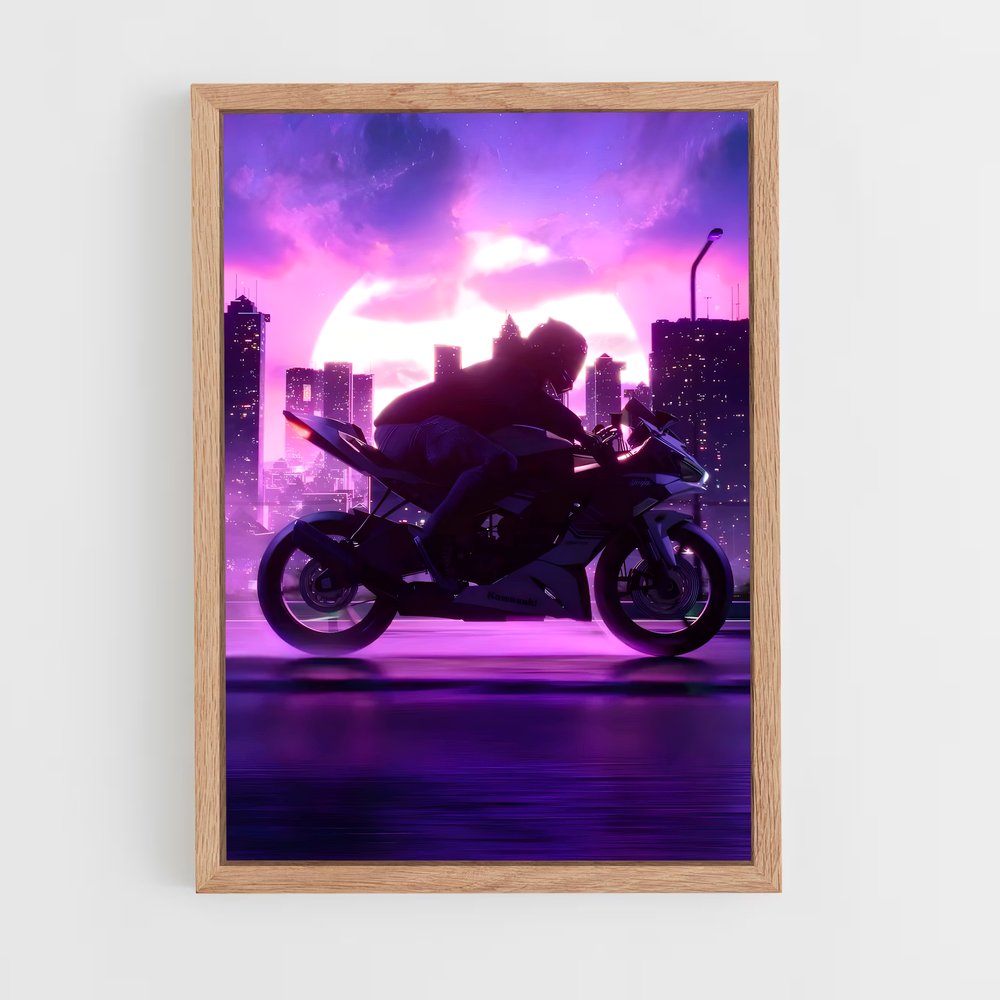 ap-retrowave-9 cadre Bois clair