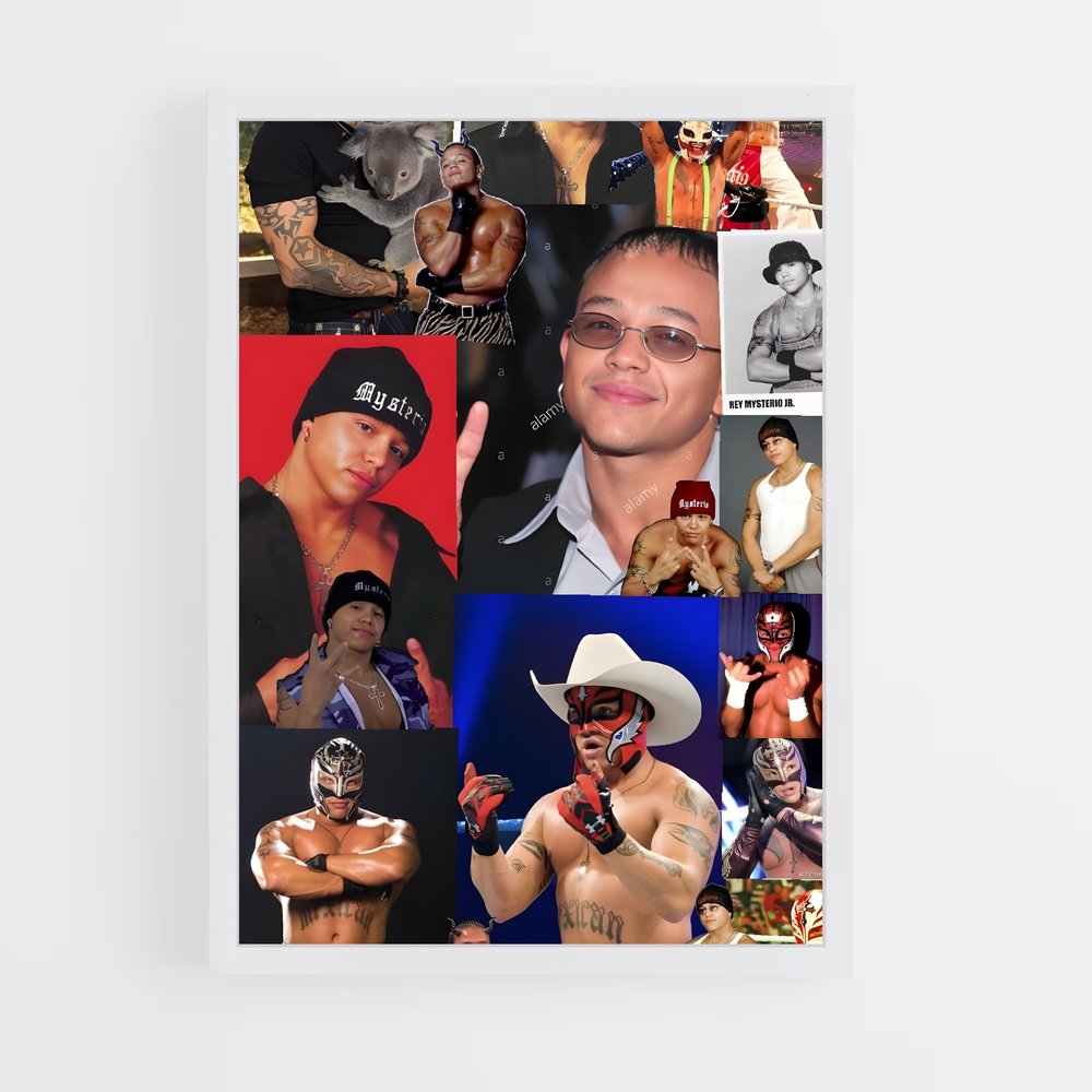 ap-rey mysterio-5 cadre Blanc
