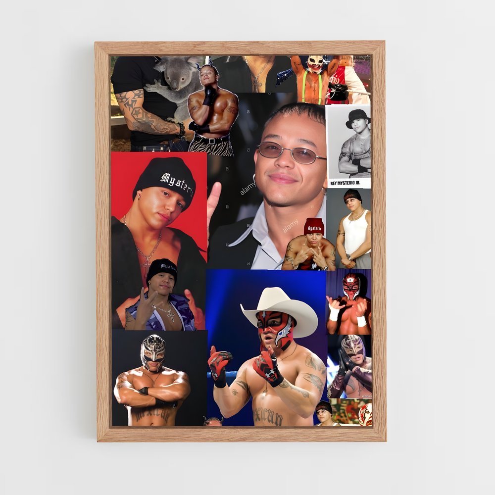 ap-rey mysterio-5 cadre Bois clair