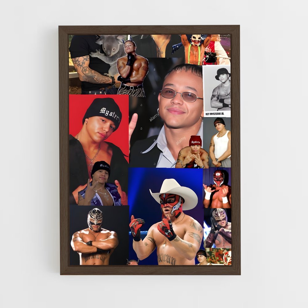 ap-rey mysterio-5 cadre Bois foncé