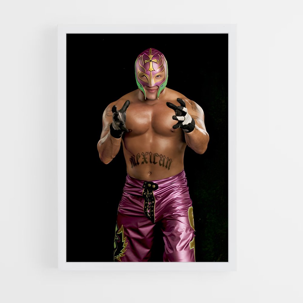 ap-rey mysterio-8 cadre Blanc