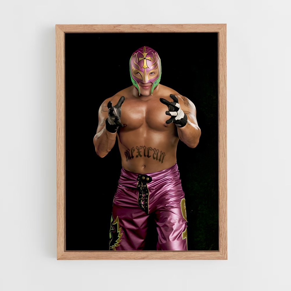 ap-rey mysterio-8 cadre Bois clair