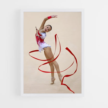 ap-ribbon rhythmic gymnastics-1 cadre Blanc