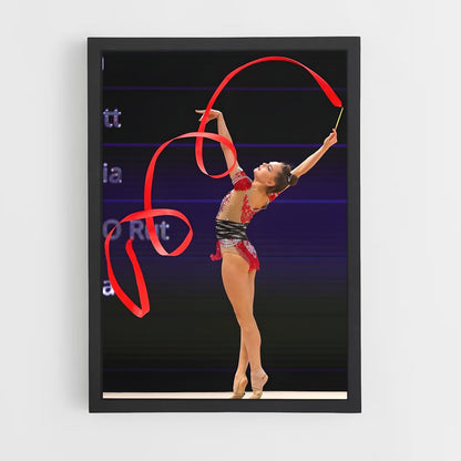 ap-ribbon rhythmic gymnastics-6 cadre Noir