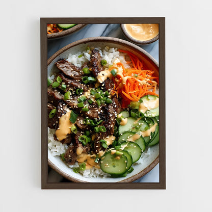 ap-rice bowl-1 cadre Bois foncé