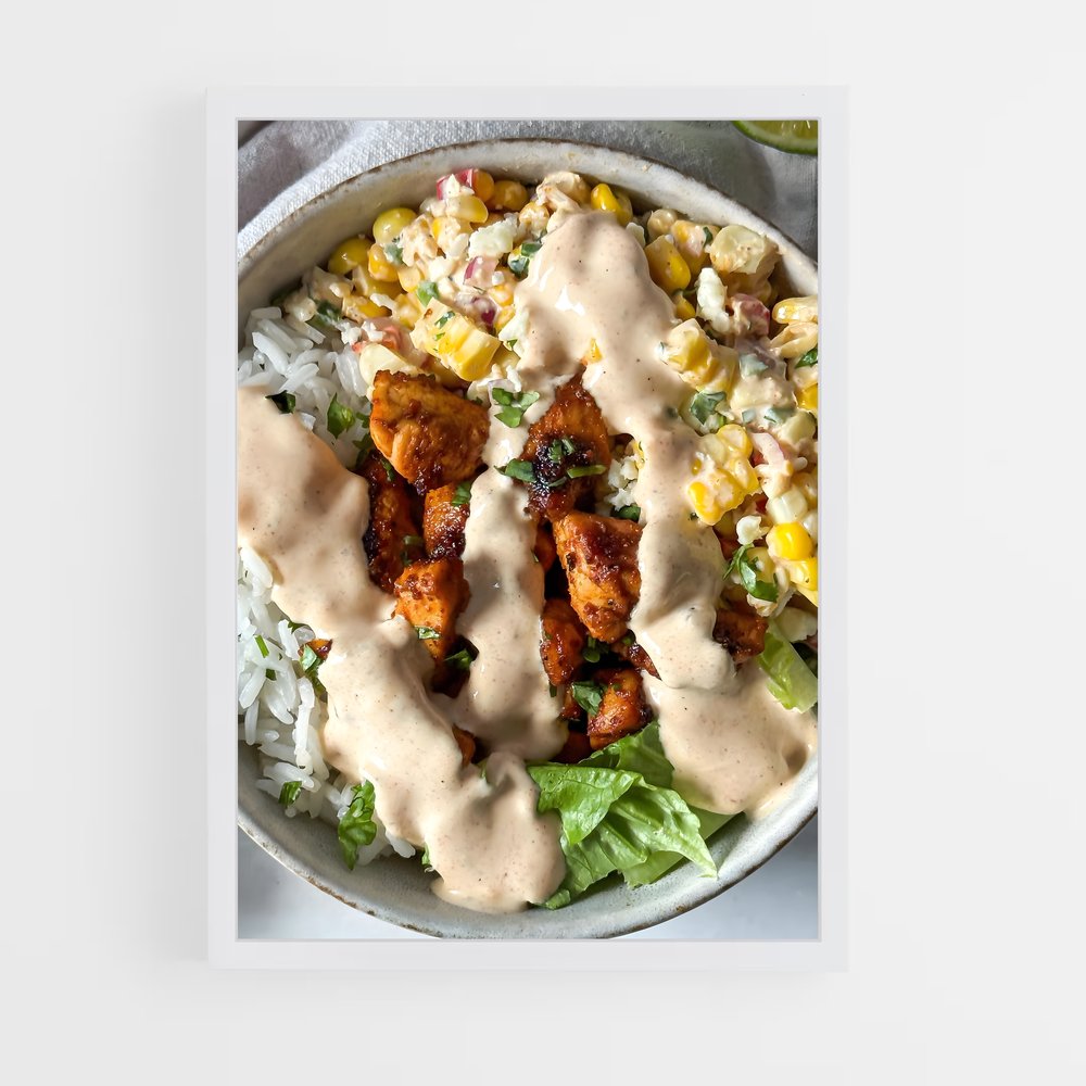 ap-rice bowl-2 cadre Blanc