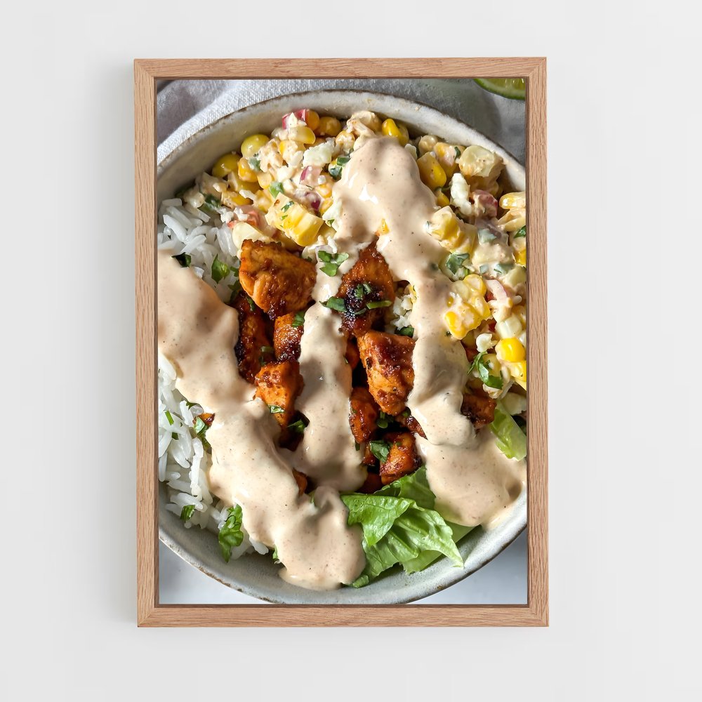ap-rice bowl-2 cadre Bois clair