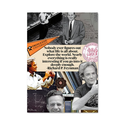 Poster Les Visages de Feynman