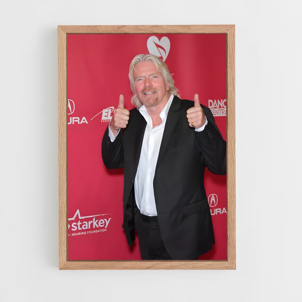 ap-richard branson-2 cadre Bois clair