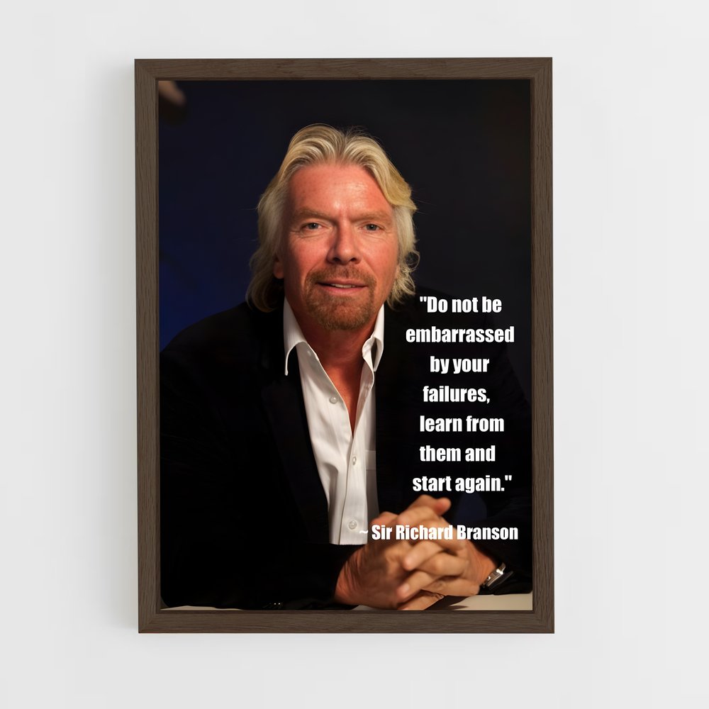 ap-richard branson-3 cadre Bois foncé