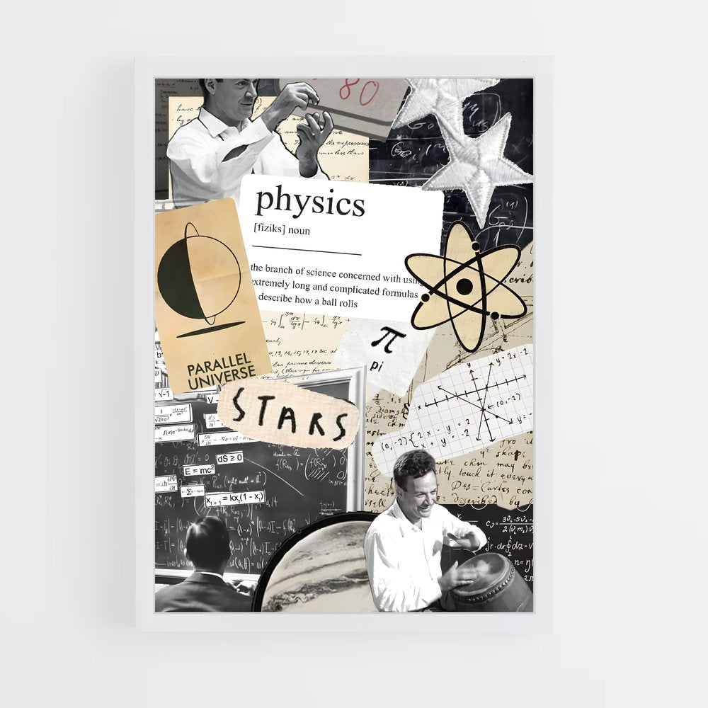 ap-richard feynman-1 cadre Blanc